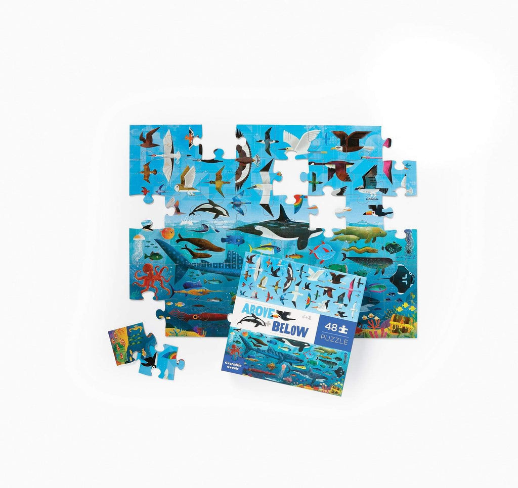 Raspberry Lane Boutique Above & Below Puzzle 48 Piece - Sea and Sky