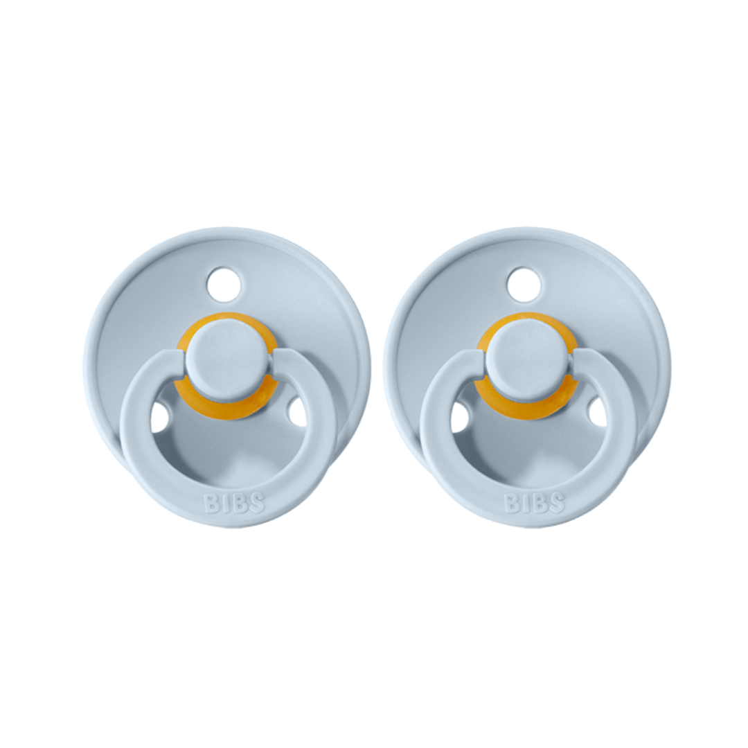 Raspberry Lane Boutique BIBS Dummies - 2 Pack - Baby Blue