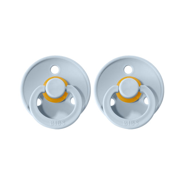 Raspberry Lane Boutique BIBS Dummies - 2 Pack - Baby Blue