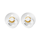 BIBS Pacifier 2 Pack - White