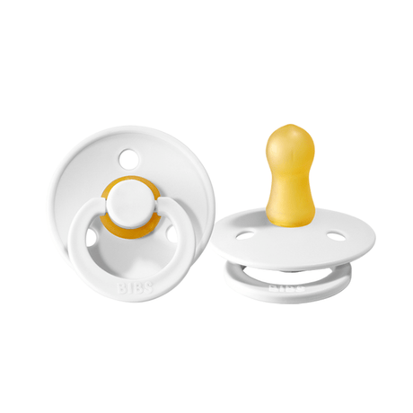 Raspberry Lane Boutique BIBS Dummies - 2 Pack - White