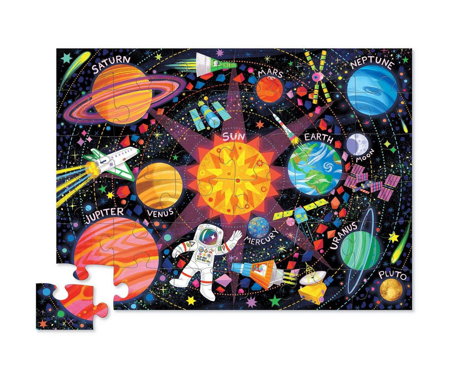 Raspberry Lane Boutique Classic Floor Puzzle 36 Piece - Space Explorer