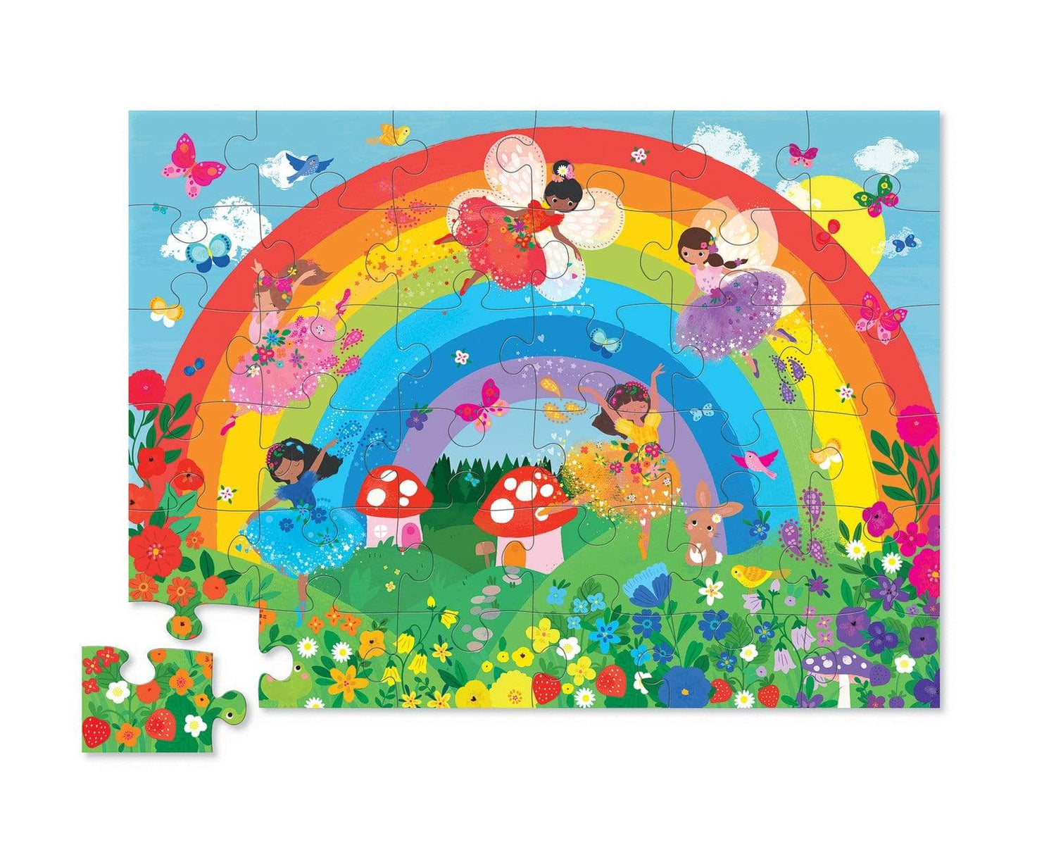 Raspberry Lane Boutique Classic Rainbow Floor Puzzle - 36pc
