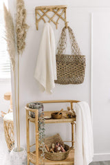 Raspberry Lane Boutique Cream Diamond Knit Baby Blanket
