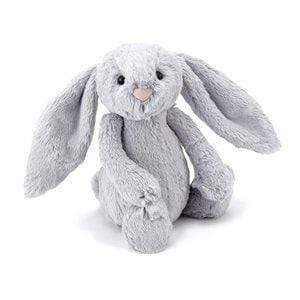 Jellycat Bashful Bunny - Silver Small - Raspberry Lane Baby and Kids