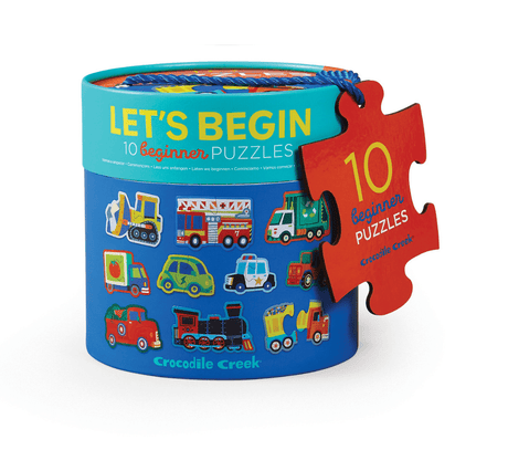 Raspberry Lane Boutique Let's Begin Puzzle 2 Piece - Vehicles