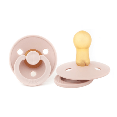 Raspberry Lane Boutique One BIBS Dummies - 2 Pack - Blush