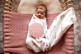 Raspberry Lane Boutique Rosa Diamond Knit Blanket