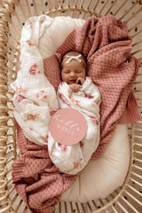 Raspberry Lane Boutique Rosa Diamond Knit Blanket