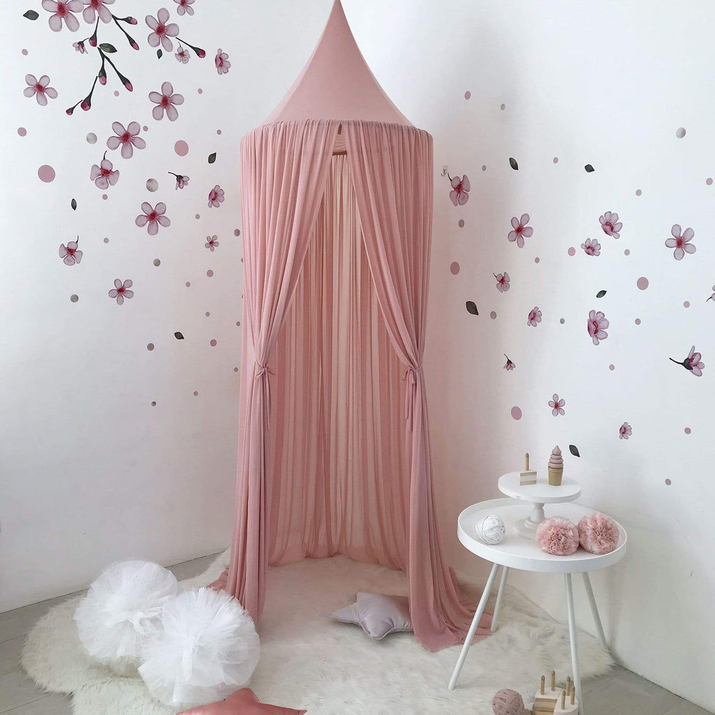 Raspberry Lane Boutique Sheer Canopy - Dusty Pink