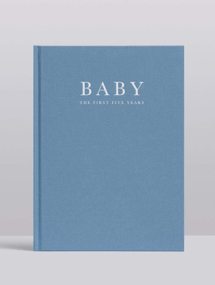 Raspberry Lane Boutique Write To Me Baby Journal - Birth to Five Years - Blue