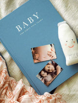 Raspberry Lane Boutique Write To Me Baby Journal - Birth to Five Years - Blue