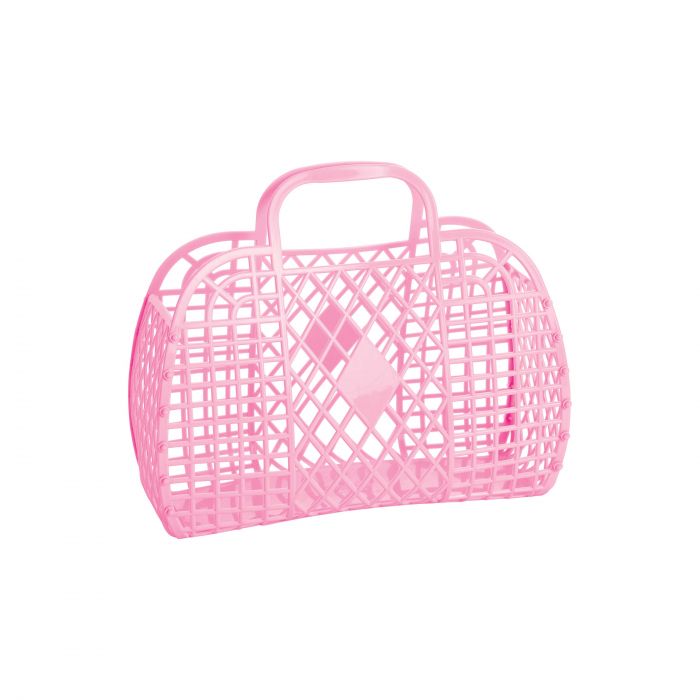 Sun Jellies Retro Basket - Small - Pink