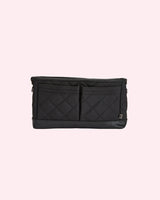 OiOi Stroller Organiser/Pram Caddy - Black Diamond Quilt
