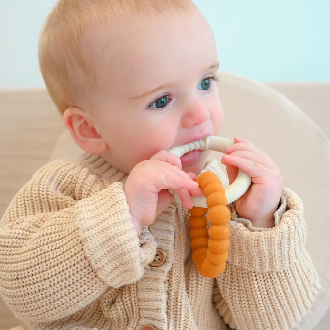 Jellystone Sunshine Teether  - Berry + Sage