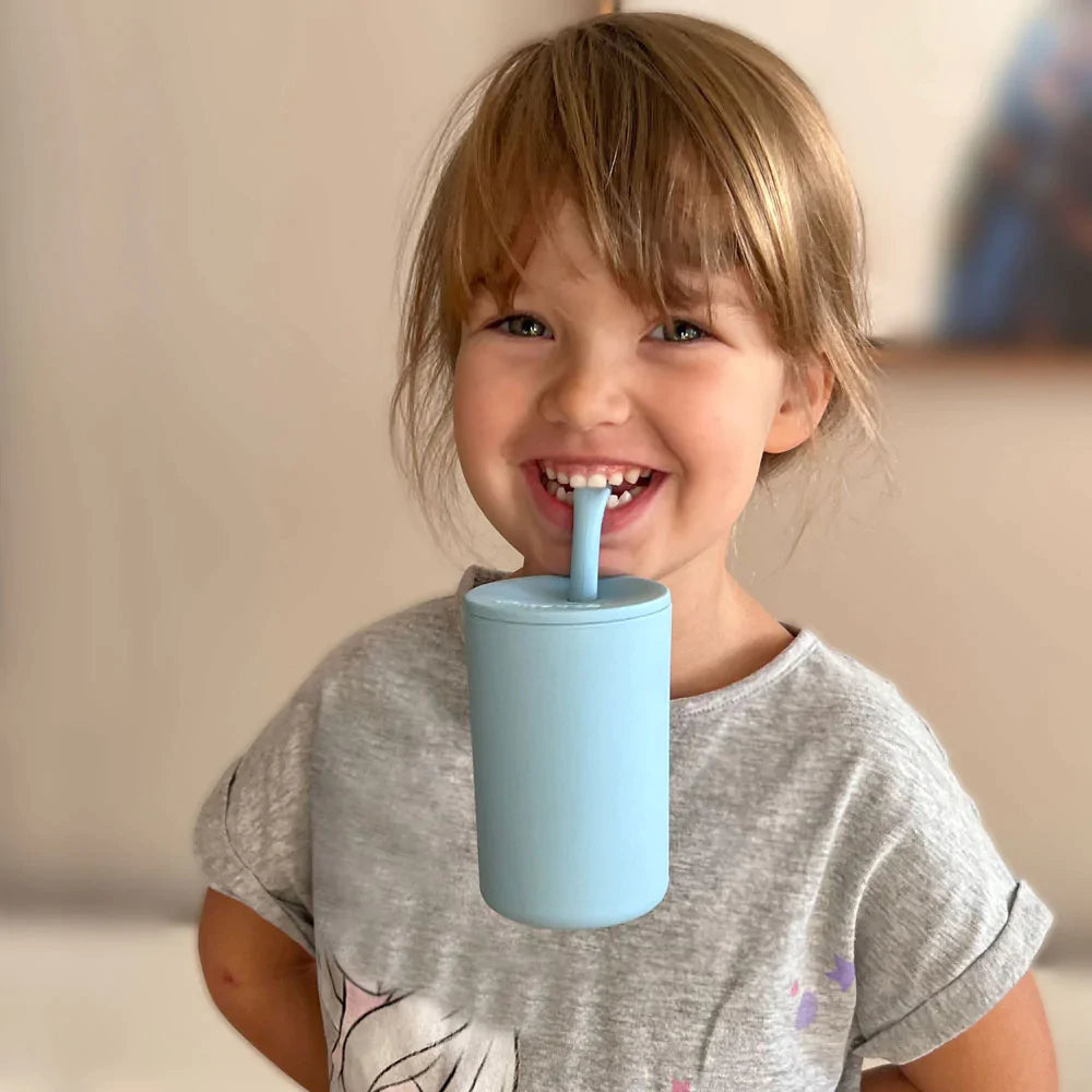 Brightberry Large Kids Smoothie Cup - Pacific Blue – Raspberry Lane Boutique