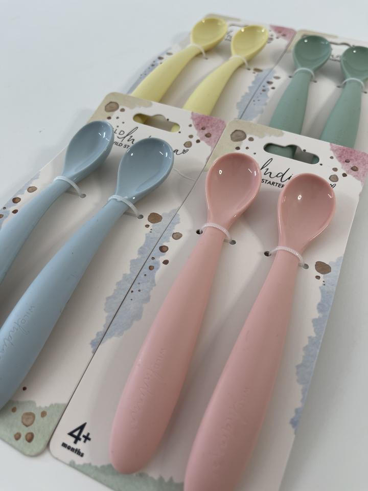 Wild Indiana Weaning Spoons Wild Indiana - Starter Spoon Sets / Lemon